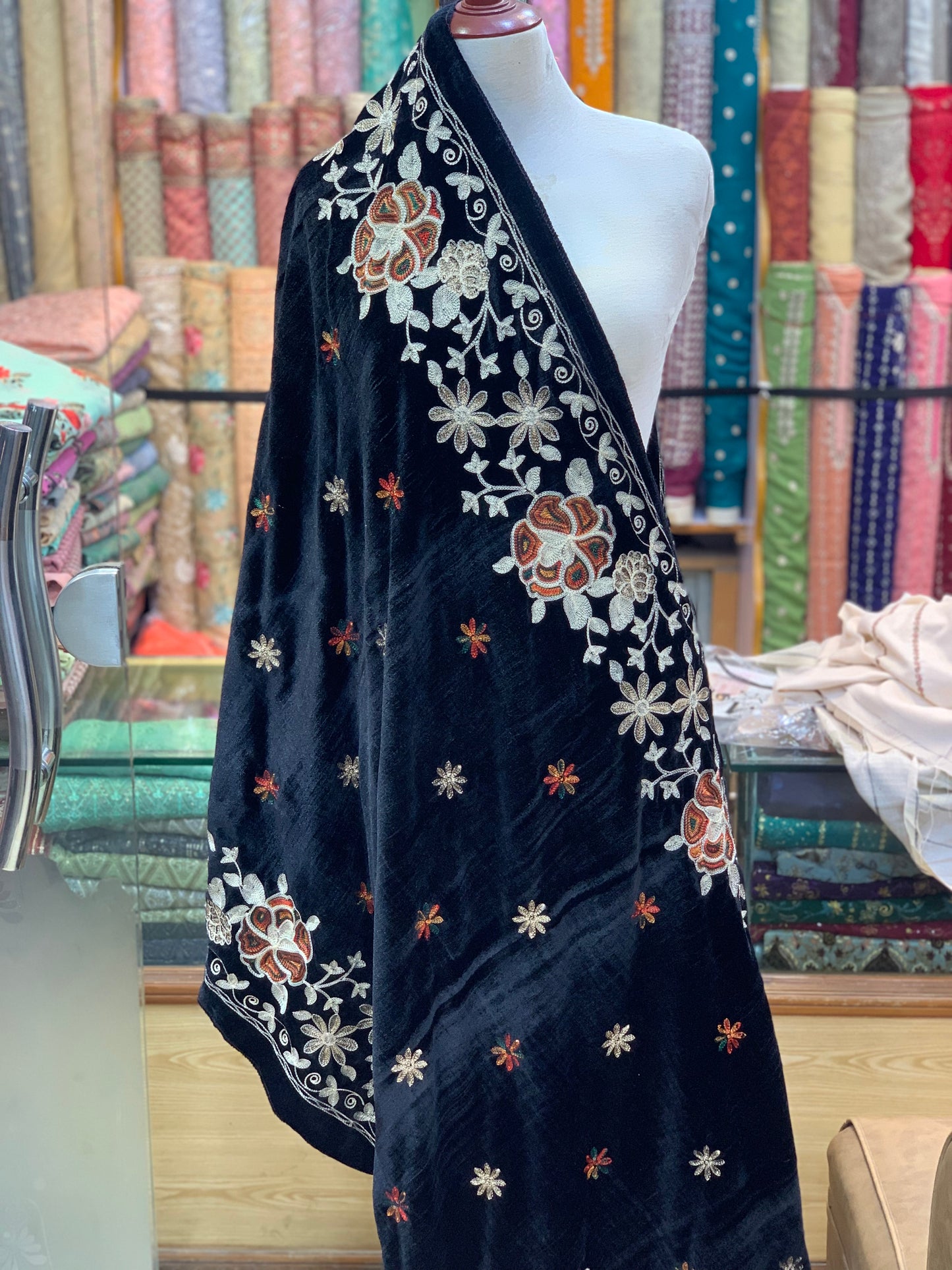 Premium Valvet Bareeze shawl
